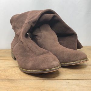 Michael Kors soft brown suede knee high boots, 11